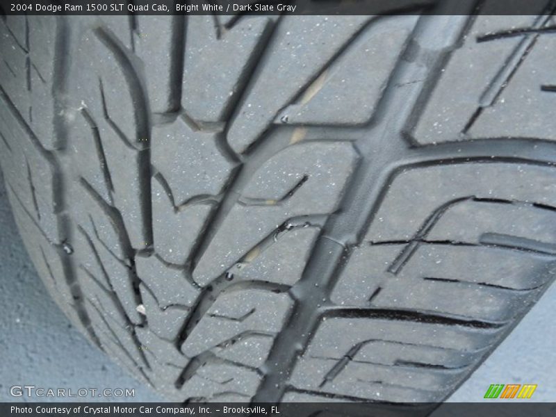 Bright White / Dark Slate Gray 2004 Dodge Ram 1500 SLT Quad Cab