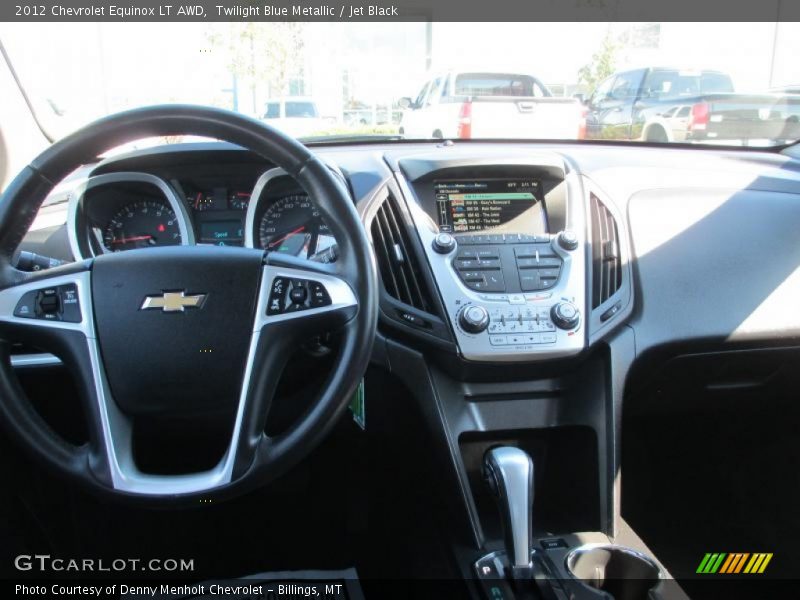 Twilight Blue Metallic / Jet Black 2012 Chevrolet Equinox LT AWD