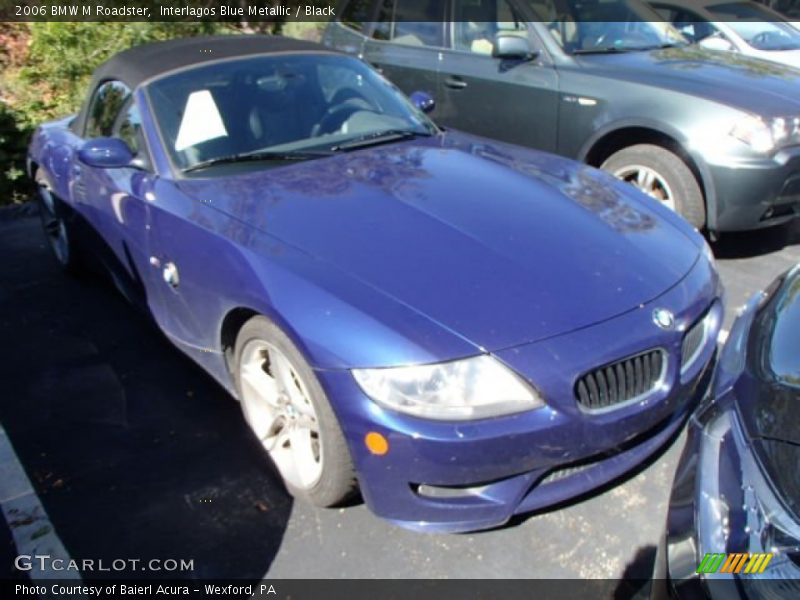 Interlagos Blue Metallic / Black 2006 BMW M Roadster
