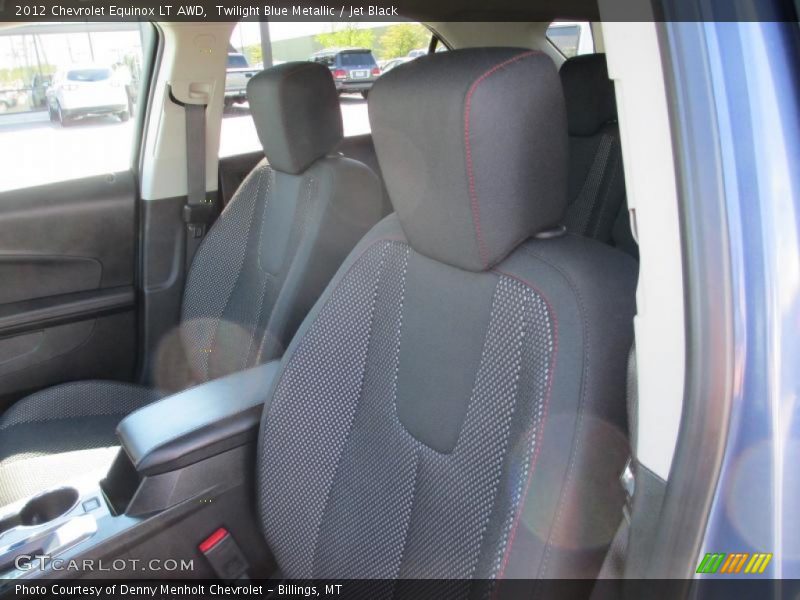 Twilight Blue Metallic / Jet Black 2012 Chevrolet Equinox LT AWD