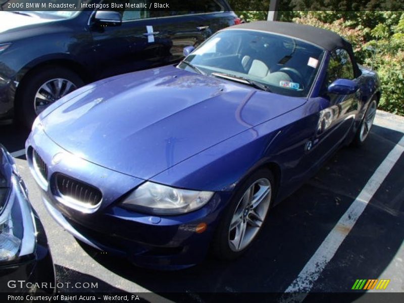 Interlagos Blue Metallic / Black 2006 BMW M Roadster