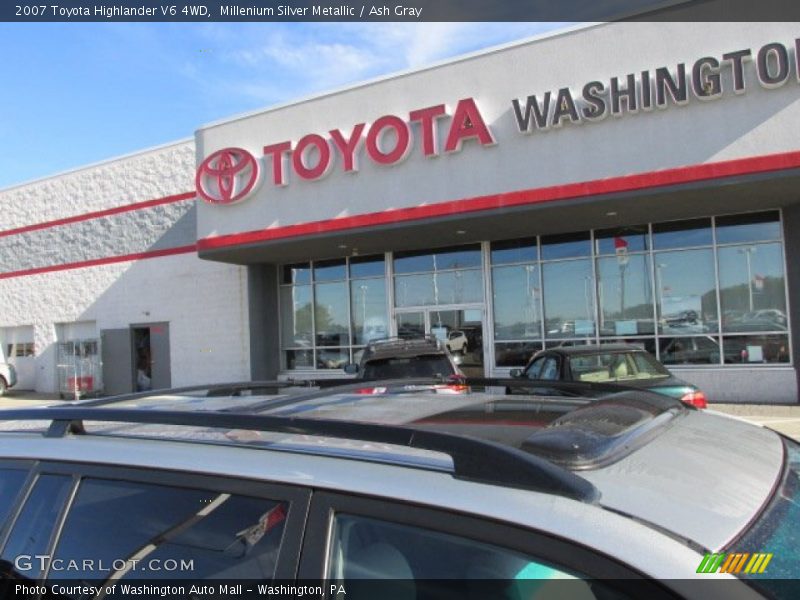 Millenium Silver Metallic / Ash Gray 2007 Toyota Highlander V6 4WD