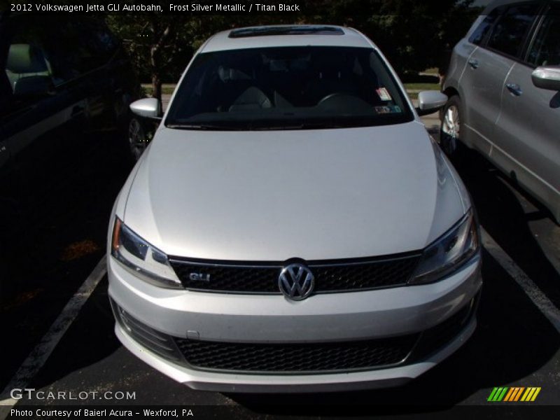 Frost Silver Metallic / Titan Black 2012 Volkswagen Jetta GLI Autobahn
