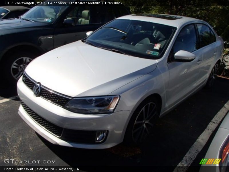Frost Silver Metallic / Titan Black 2012 Volkswagen Jetta GLI Autobahn