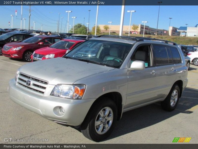 Millenium Silver Metallic / Ash Gray 2007 Toyota Highlander V6 4WD
