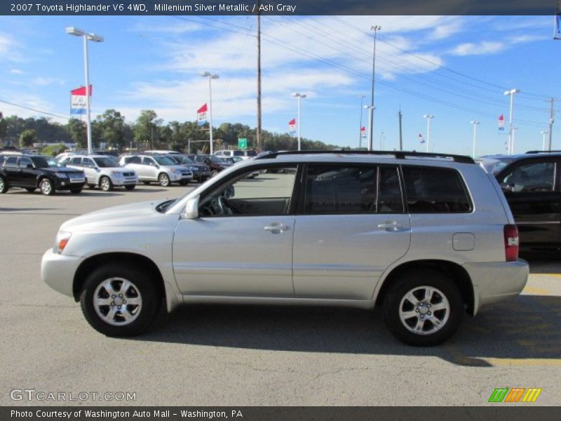 Millenium Silver Metallic / Ash Gray 2007 Toyota Highlander V6 4WD