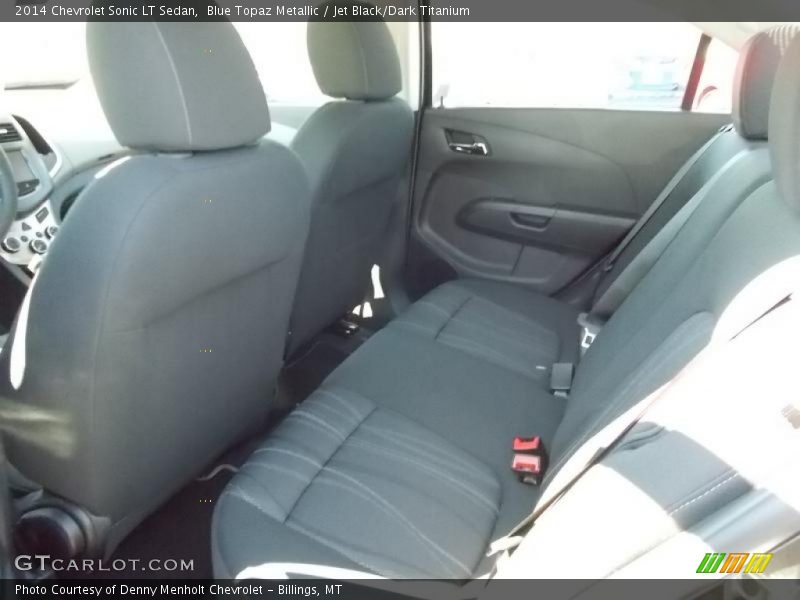 Blue Topaz Metallic / Jet Black/Dark Titanium 2014 Chevrolet Sonic LT Sedan