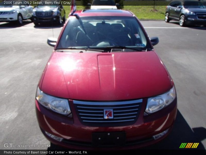 Berry Red / Gray 2006 Saturn ION 2 Sedan