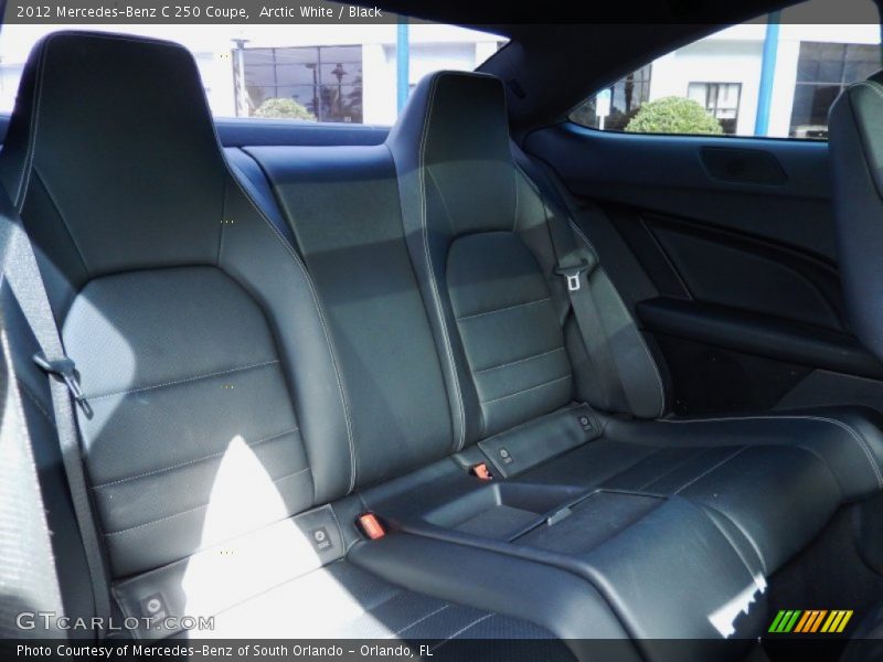 Arctic White / Black 2012 Mercedes-Benz C 250 Coupe