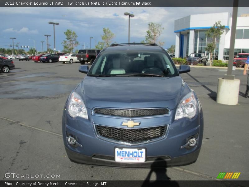 Twilight Blue Metallic / Light Titanium/Jet Black 2012 Chevrolet Equinox LT AWD