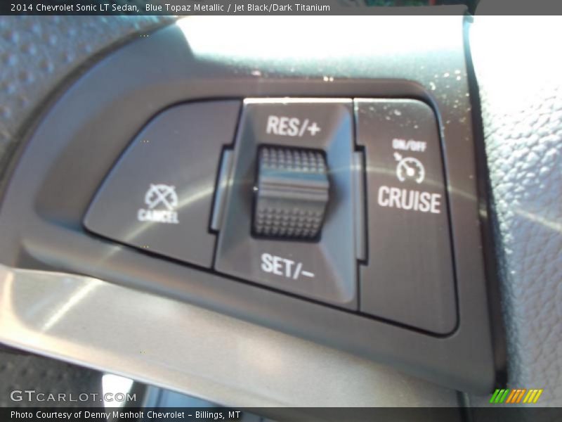 Blue Topaz Metallic / Jet Black/Dark Titanium 2014 Chevrolet Sonic LT Sedan