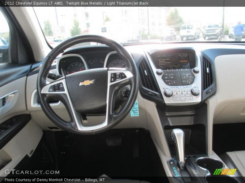 Twilight Blue Metallic / Light Titanium/Jet Black 2012 Chevrolet Equinox LT AWD