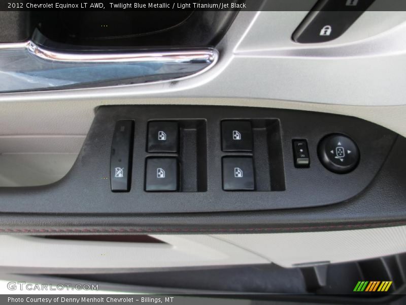 Twilight Blue Metallic / Light Titanium/Jet Black 2012 Chevrolet Equinox LT AWD