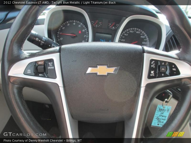 Twilight Blue Metallic / Light Titanium/Jet Black 2012 Chevrolet Equinox LT AWD