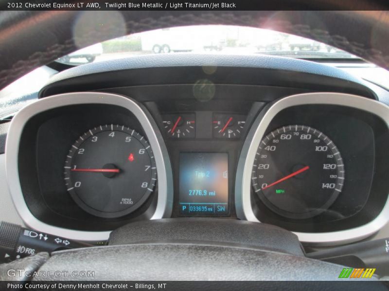 Twilight Blue Metallic / Light Titanium/Jet Black 2012 Chevrolet Equinox LT AWD