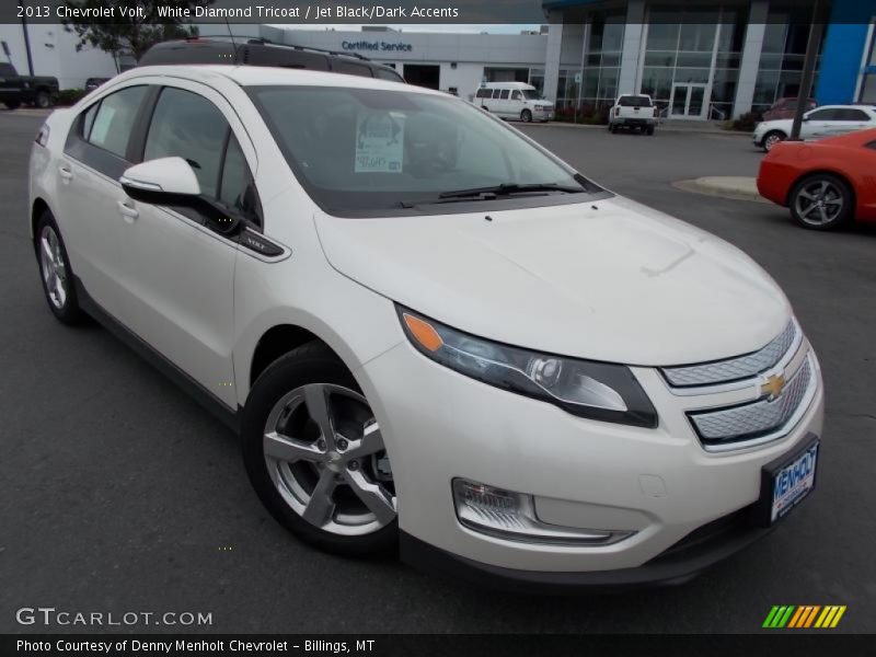 White Diamond Tricoat / Jet Black/Dark Accents 2013 Chevrolet Volt