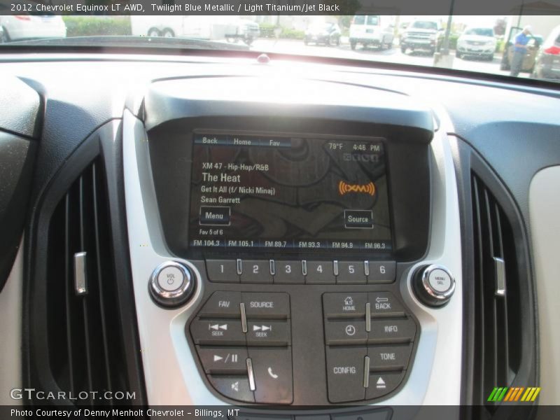 Twilight Blue Metallic / Light Titanium/Jet Black 2012 Chevrolet Equinox LT AWD