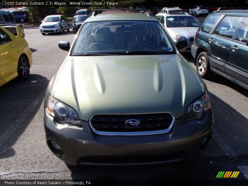 Willow Green Opal / Taupe 2005 Subaru Outback 2.5i Wagon