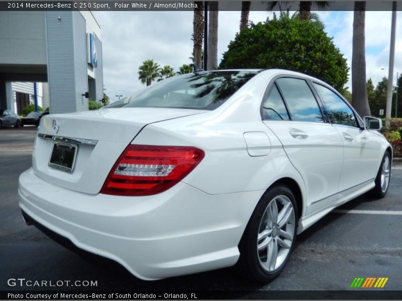 Polar White / Almond/Mocha 2014 Mercedes-Benz C 250 Sport