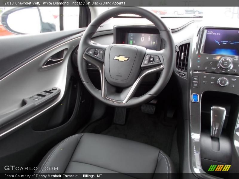 White Diamond Tricoat / Jet Black/Dark Accents 2013 Chevrolet Volt