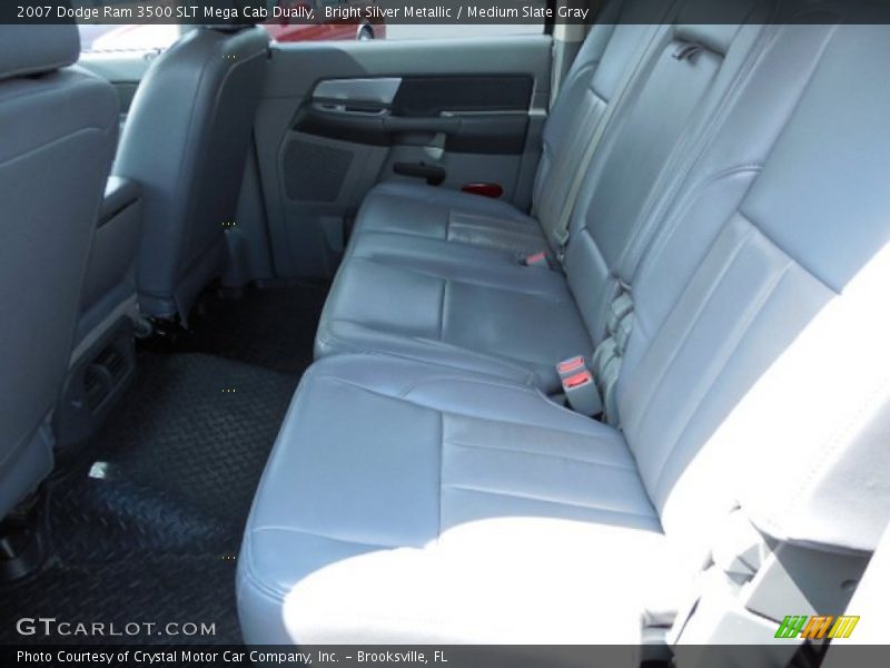 Bright Silver Metallic / Medium Slate Gray 2007 Dodge Ram 3500 SLT Mega Cab Dually