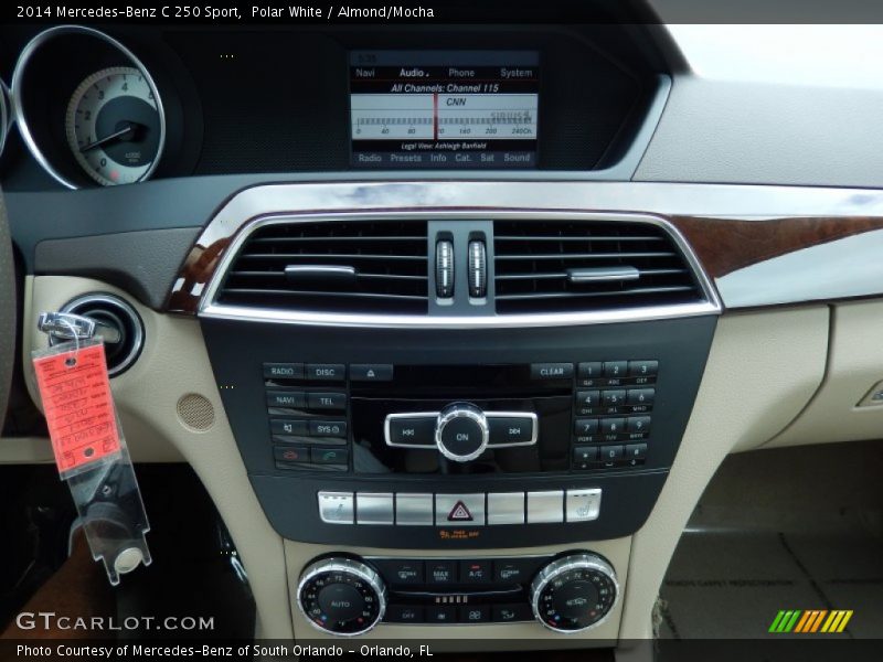 Polar White / Almond/Mocha 2014 Mercedes-Benz C 250 Sport