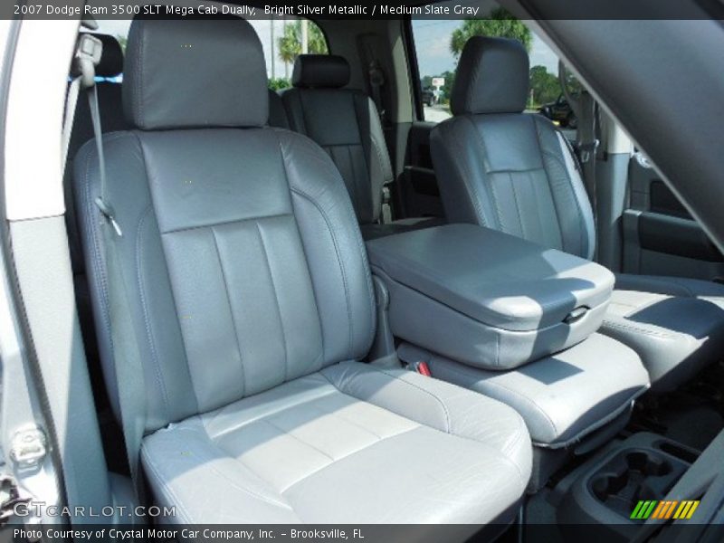 Bright Silver Metallic / Medium Slate Gray 2007 Dodge Ram 3500 SLT Mega Cab Dually