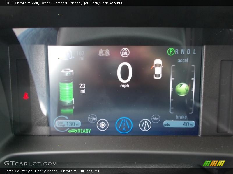 White Diamond Tricoat / Jet Black/Dark Accents 2013 Chevrolet Volt
