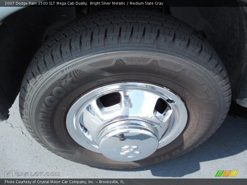 Bright Silver Metallic / Medium Slate Gray 2007 Dodge Ram 3500 SLT Mega Cab Dually