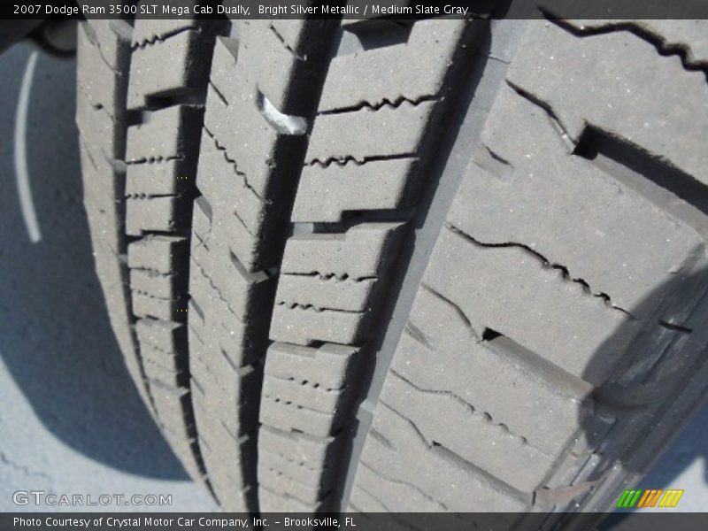 Bright Silver Metallic / Medium Slate Gray 2007 Dodge Ram 3500 SLT Mega Cab Dually
