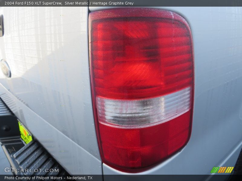 Silver Metallic / Heritage Graphite Grey 2004 Ford F150 XLT SuperCrew