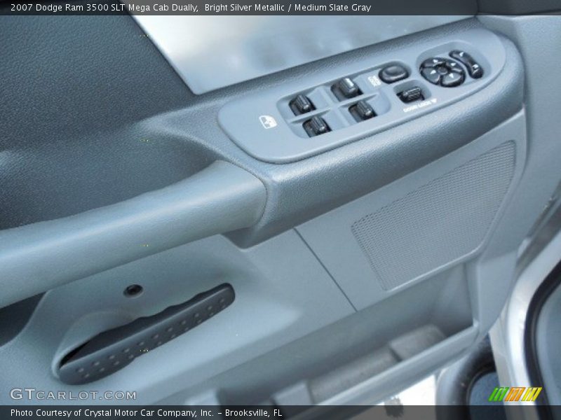 Bright Silver Metallic / Medium Slate Gray 2007 Dodge Ram 3500 SLT Mega Cab Dually