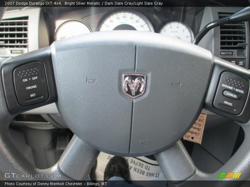 Bright Silver Metallic / Dark Slate Gray/Light Slate Gray 2007 Dodge Durango SXT 4x4