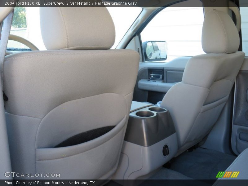 Silver Metallic / Heritage Graphite Grey 2004 Ford F150 XLT SuperCrew