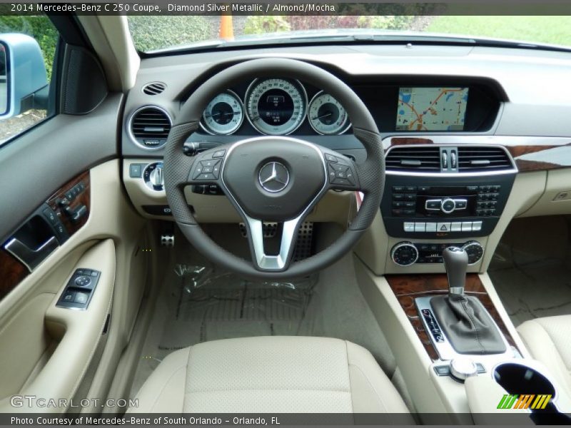 Dashboard of 2014 C 250 Coupe