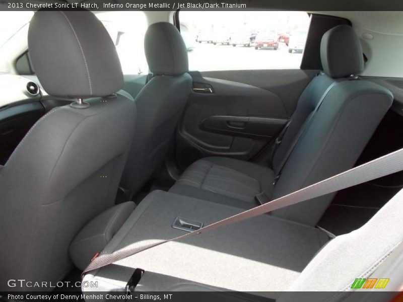 Inferno Orange Metallic / Jet Black/Dark Titanium 2013 Chevrolet Sonic LT Hatch