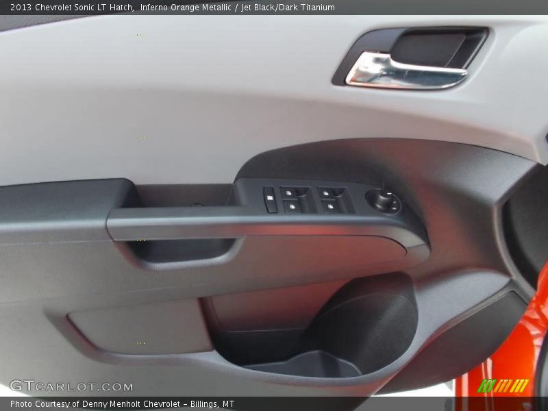 Inferno Orange Metallic / Jet Black/Dark Titanium 2013 Chevrolet Sonic LT Hatch