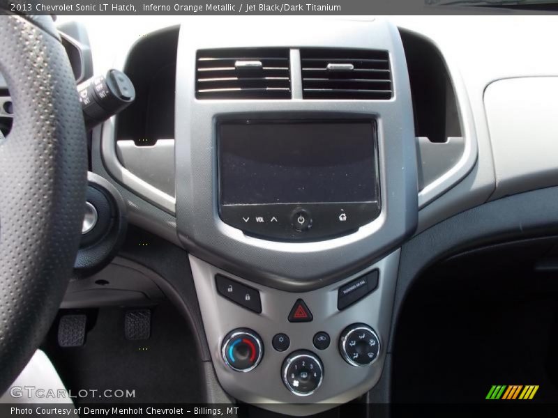 Inferno Orange Metallic / Jet Black/Dark Titanium 2013 Chevrolet Sonic LT Hatch