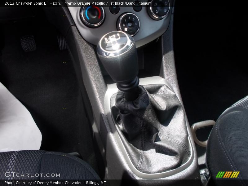  2013 Sonic LT Hatch 5 Speed Manual Shifter