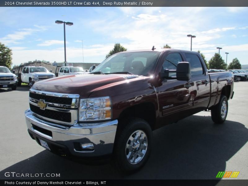 Deep Ruby Metallic / Ebony 2014 Chevrolet Silverado 3500HD LT Crew Cab 4x4