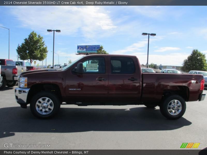 Deep Ruby Metallic / Ebony 2014 Chevrolet Silverado 3500HD LT Crew Cab 4x4