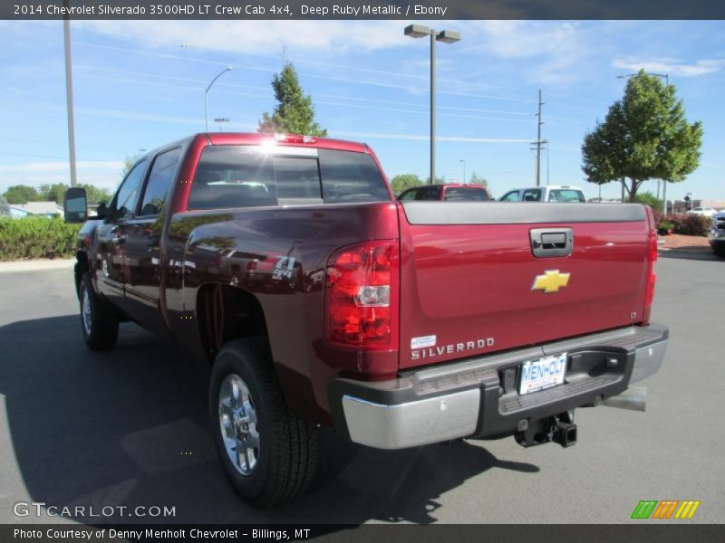 Deep Ruby Metallic / Ebony 2014 Chevrolet Silverado 3500HD LT Crew Cab 4x4