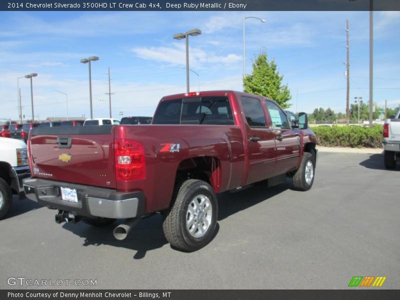 Deep Ruby Metallic / Ebony 2014 Chevrolet Silverado 3500HD LT Crew Cab 4x4