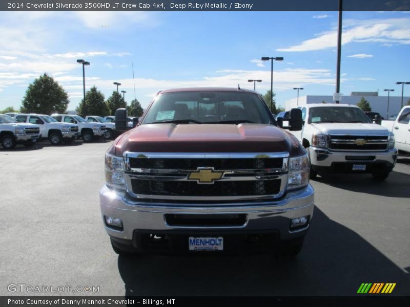 Deep Ruby Metallic / Ebony 2014 Chevrolet Silverado 3500HD LT Crew Cab 4x4