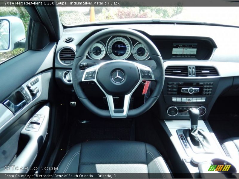 Iridium Silver Metallic / Black 2014 Mercedes-Benz C 250 Coupe