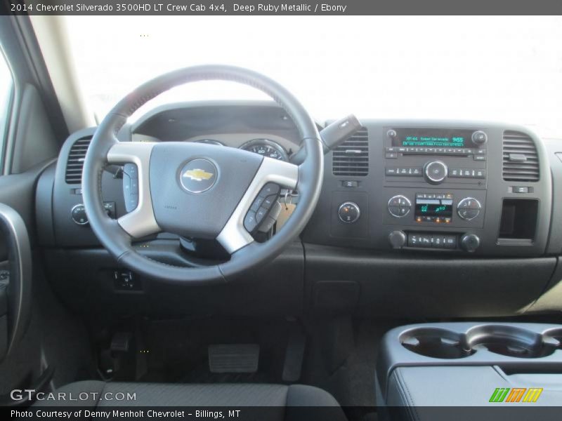 Deep Ruby Metallic / Ebony 2014 Chevrolet Silverado 3500HD LT Crew Cab 4x4