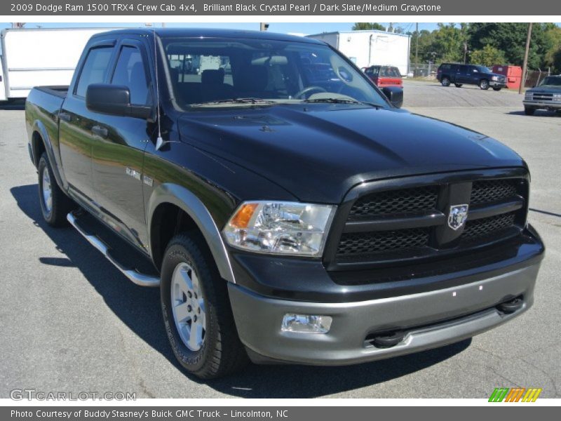 Brilliant Black Crystal Pearl / Dark Slate/Medium Graystone 2009 Dodge Ram 1500 TRX4 Crew Cab 4x4
