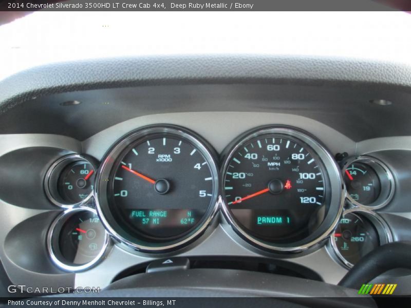 Deep Ruby Metallic / Ebony 2014 Chevrolet Silverado 3500HD LT Crew Cab 4x4