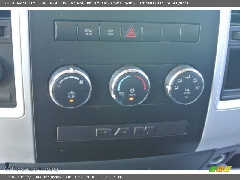 Brilliant Black Crystal Pearl / Dark Slate/Medium Graystone 2009 Dodge Ram 1500 TRX4 Crew Cab 4x4