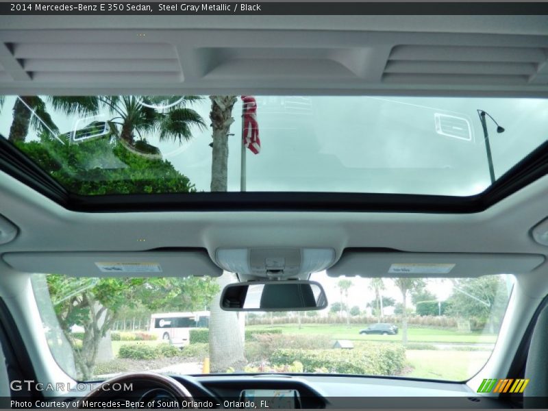 Sunroof of 2014 E 350 Sedan